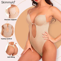 Anti-Slip Backless Waist Reduction Bodysuit