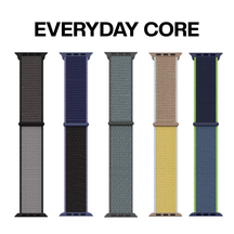 Set of five different minimal color bands on a white background with 'EVERYDAY CORE' text