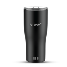 Slursh smart temperature control tumbler r with 'Slursh' branding on a white background