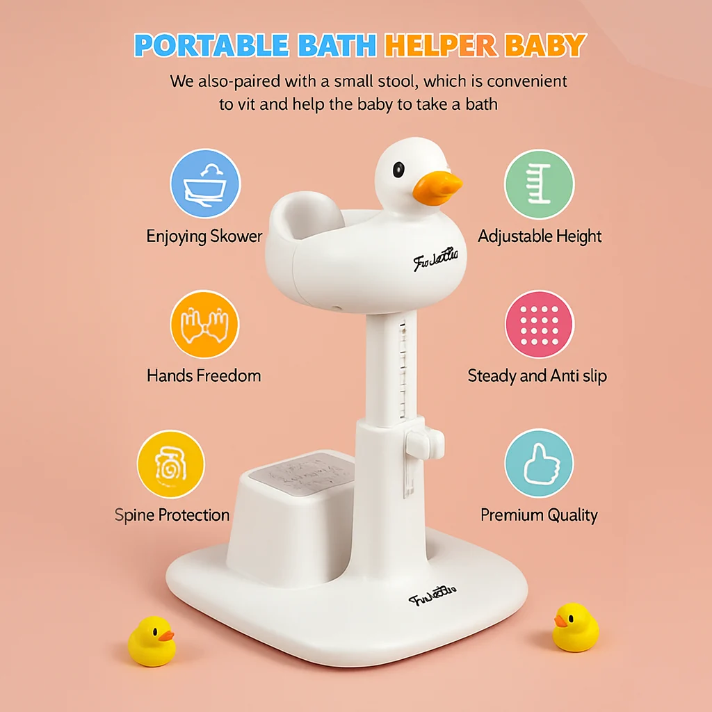 Adjustable Baby Bath Stand